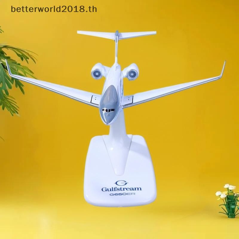 [bet] 1PCS Gulfstream G650 เครื่องบิน Diecast 1/200 Scale เครื่องบินรุ่นเครื่องบิน G650ER เครื่องบิน