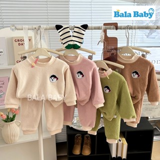 ใหม่ ชุดนอนเด็ก ชุดนอนกันหนาวขนแกะหนา สำหรับหน้าหนาว แฟชั่นน…