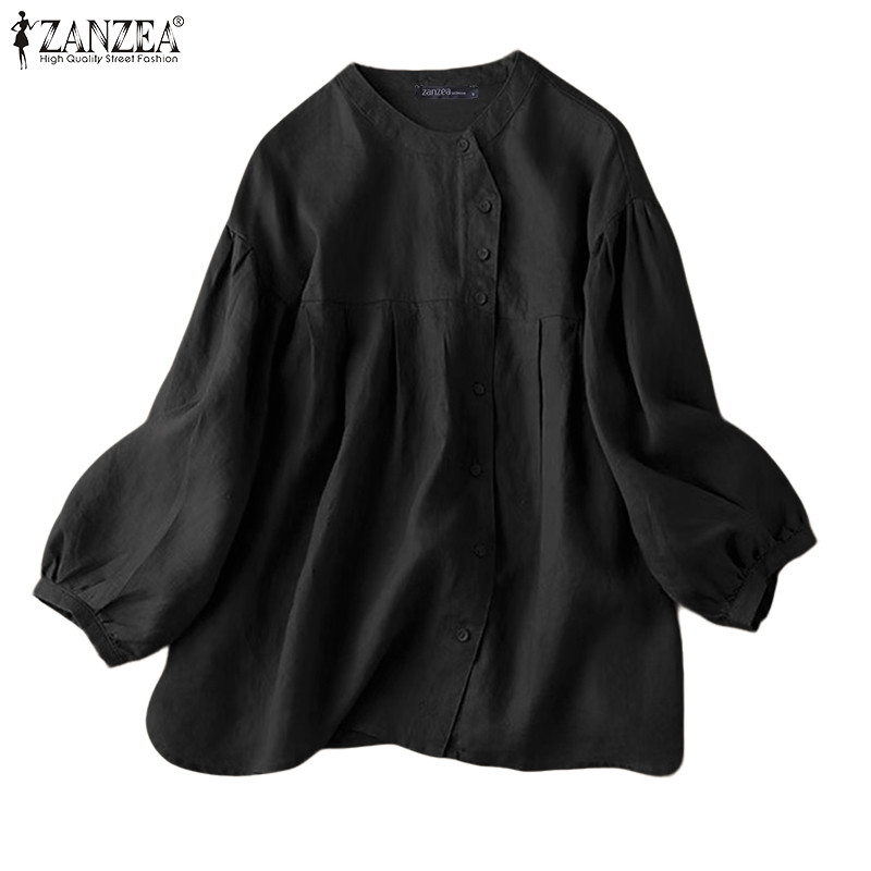 ZANZEA ซานเซีย สเวตเตอร์แขนยาวสไตล์เกาหลี ทรงคล่อง เหมาะสำหรับใส่ลำลอง