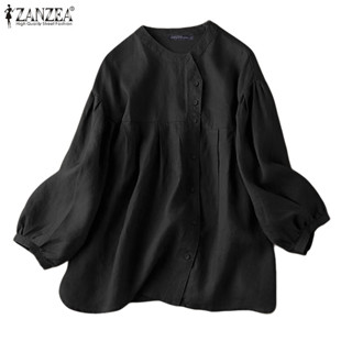 ZANZEA ซานเซีย สเวตเตอร์แขนยาวสไตล์เกาหลี ทรงคล่อง เหมาะสำหร…