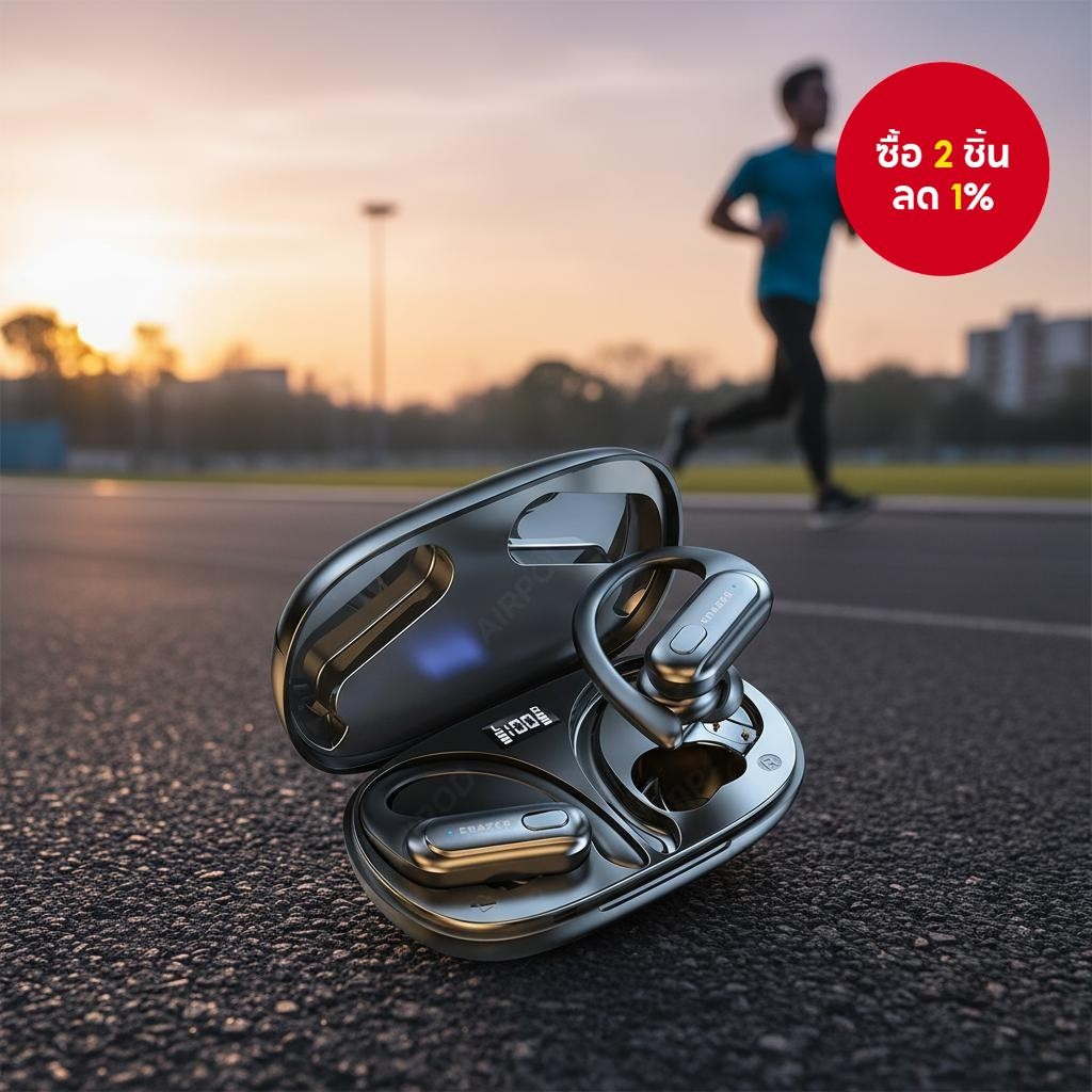 หูฟังบลูทูธไร้สาย Lenovo XT60 True Wireless Bluetooth 5.3 พร้อมไมโครโฟน ตัดเสียงรบกวน กันน้ํา