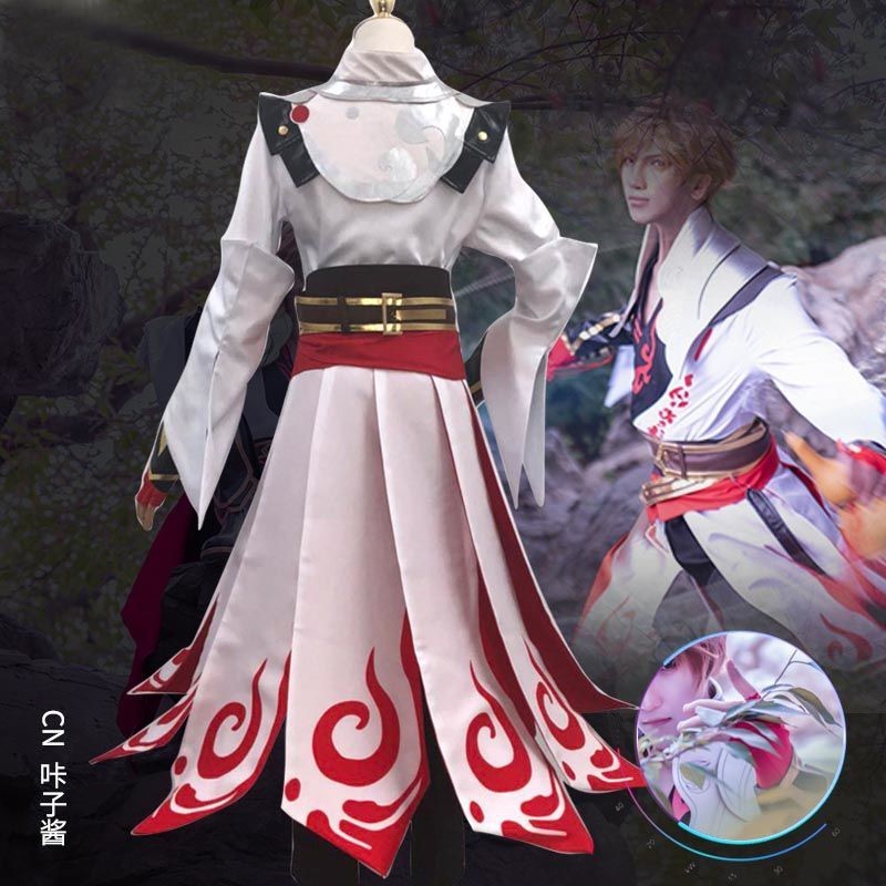 King Glory Li Bai Qing Lian ดาบแฟรี้ ชุดคอสเพลย์พร้อมของประกอบฉาก เกราะใหม่ 8.15A