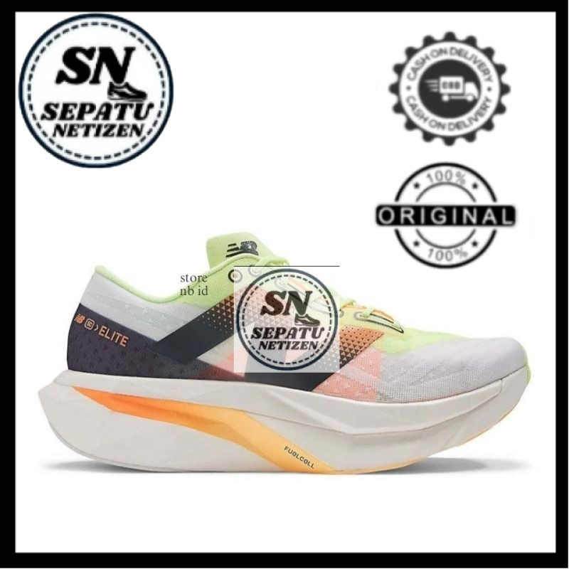 N/B Fuelcell SC Elite V4-Blached Stone รองเท้าผ้าใบสีเทา TP4O