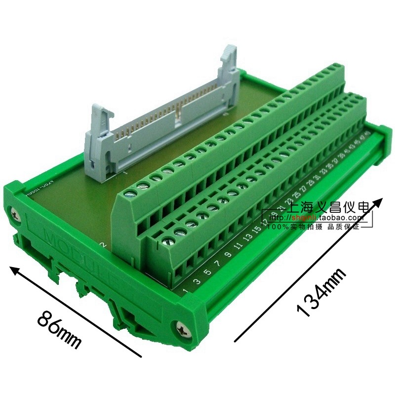 MR-TB50 เทอร์มินัลท่อไอเสีย MR-J2M-CN1TBL1M Mitsubishi J3 Servo Relay Terminal Station Wire