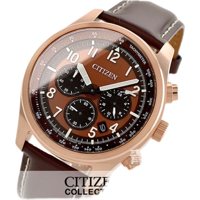 Japan Citizen/Citizen/Citizen ของแท้ CA4003-02X นาฬิกานาฬิกาผู้ชาย Eco-Drive สามตา