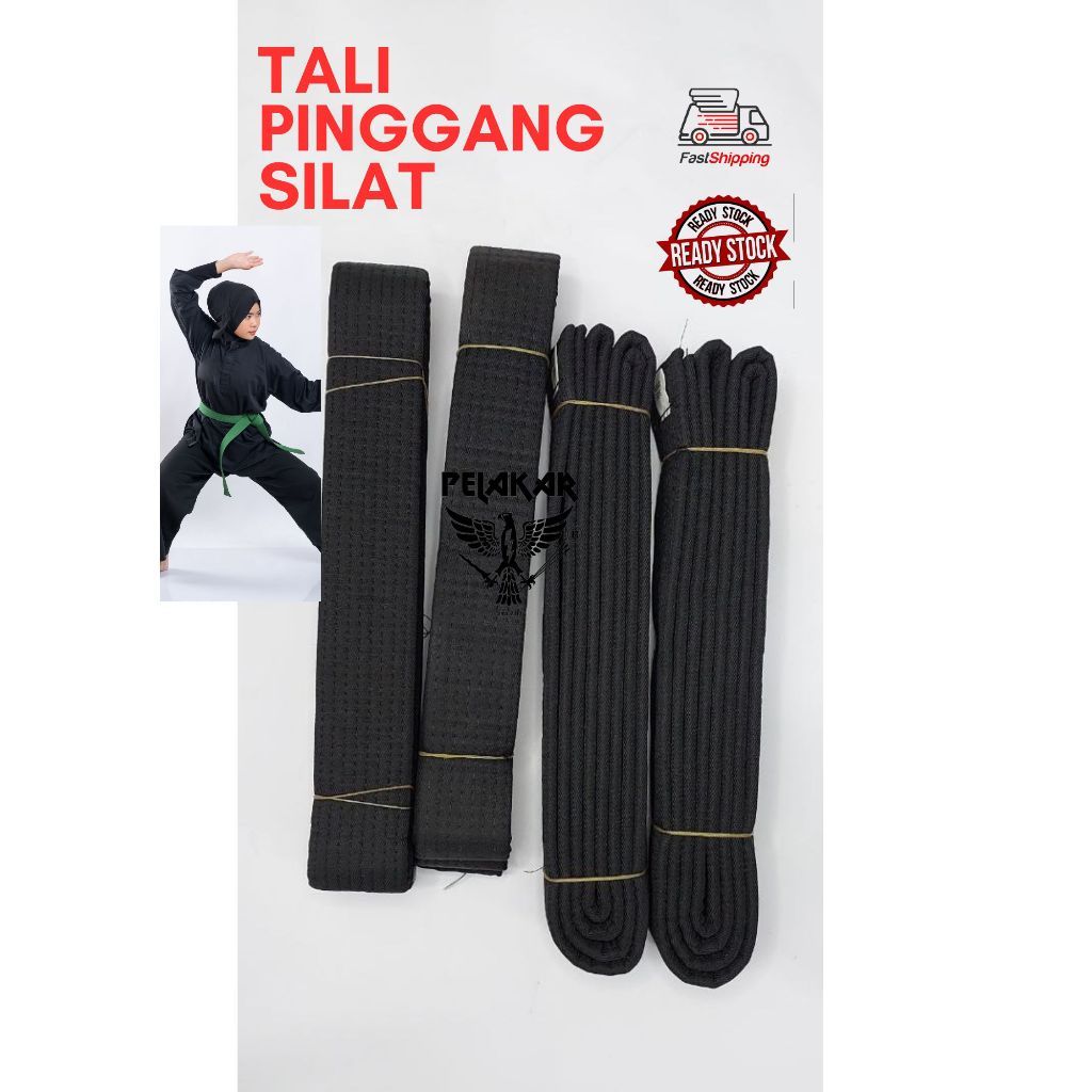 BLACK SILAT WAIST STRAP/SILT WAIST STRAP/SILT WAIST STRAP BLACK SILAT BELT