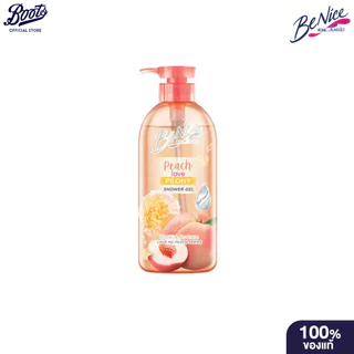 Benice Love Me Peach Shower Gel Peach Love Peony 450 mL บีไนซ์ เจลอาบน้ำ พีช เลิฟ พีโอนี 450 มล.