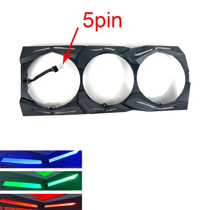 5pin สําหรับ ASUS ROG STRIX RX580 RX480 GTX1080Ti GTX1080 GTX1070Ti GTX1070 GTX1060 GAMING พร้อมไฟ L