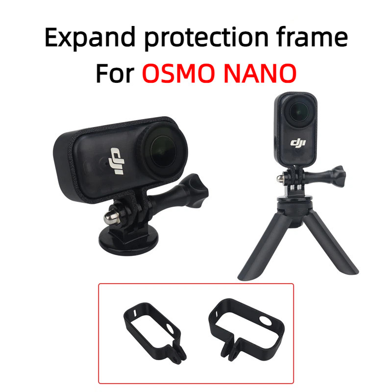 สําหรับ DJI OSMO NANO Thumb กล้องขยายกรอบการถ่ายภาพแนวนอนและแนวตั้งขาตั้งกล้องอะแดปเตอร์กรอบป้องกัน