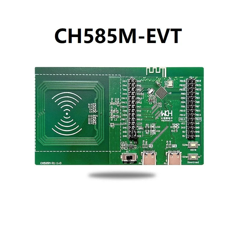 WCH CH585 บอร์ดพัฒนา NFC/BLE5.4 ไร้สาย/ความเร็วสูง USB Microcontroller CH585M บอร์ดประเมิน