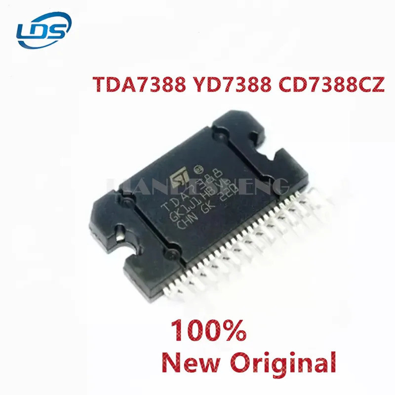 5 ชิ้น/ล็อต 100% ใหม่และต้นฉบับวงจรรวม ZIP-25 TDA7388 YD7388 CD7388CZ เครื่องขยายเสียงชิป IC 7388 TD