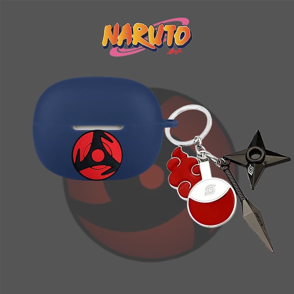 Case for Shokz OpenDots One E310 Case Cartoon Silicone Soft Case Anime Naruto Keychain Shokz OpenDot