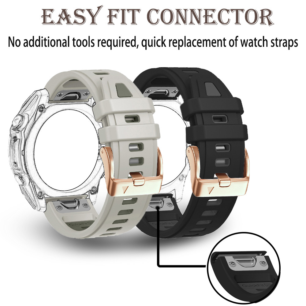 สําหรับนาฬิกา Garmin Descent MK3/MK3i/Mk2S,D2 Delta S. สายนาฬิกาซิลิโคนทดแทนแบบนุ่มสําหรับ Garmin Ap