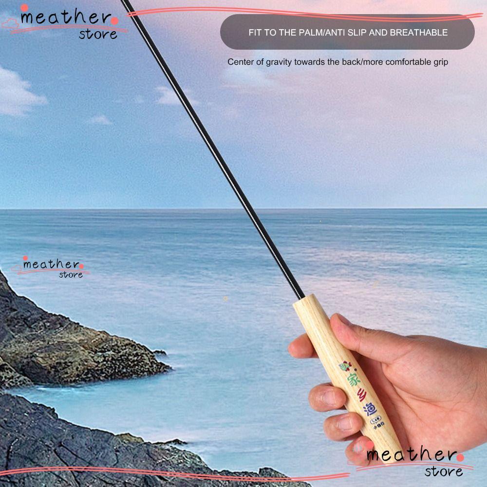 MEATHERSTORE เบ็ดตกปลาชุดเต็ม, Telescopic Casting Rod ชุดเบ็ดตกปลา, เด็กแก้ว Fibre Fishing Pole Carb
