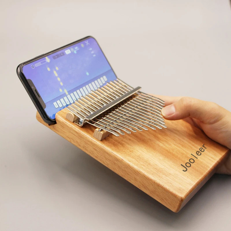 Jooleer 17 & 21 คีย์ Kalimba พร้อม App Thumb เปียโนแบบพกพาสําหรับผู้ใหญ่และเด็ก Okoume Mbira Tuning 