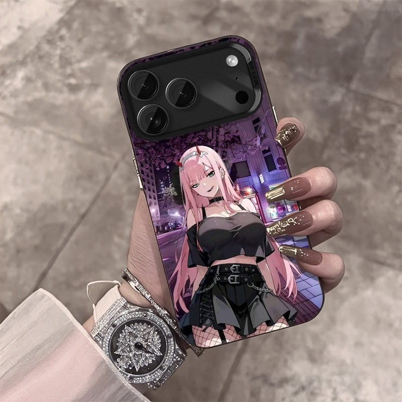 ZERO TWO 02 ออกแบบเคสโทรศัพท์ IMD เคสโทรศัพท์สําหรับ IPhone 17 16 15 14 13 12 11 Pro Max Plus สีฝาคร
