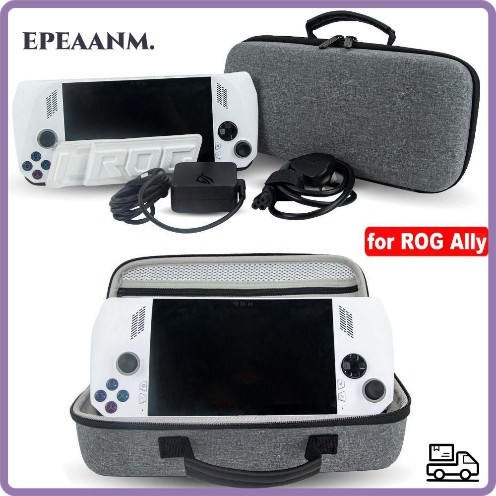 EPEAA กล่องคอนโซลมือถือ,กระเป๋าถือป้องกันหน้าจอ,กระเป๋าชาร์จฝาครอบ EVA แบบพกพาพกพา Asus ROG Ally
