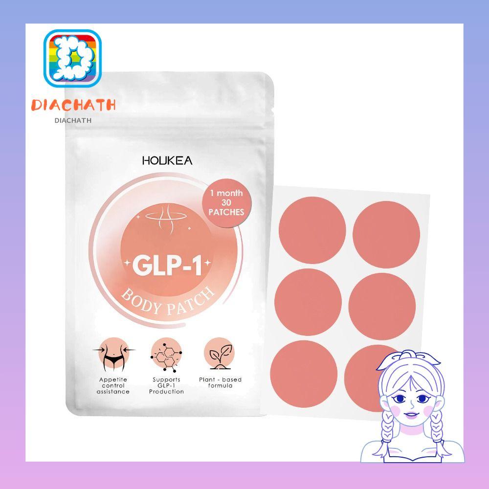 DIACHATH Body Care Patch, Moisturizing Skin 30 Patch GLP-1 Patch, Natural Rose Oil Gentle Healthy Su