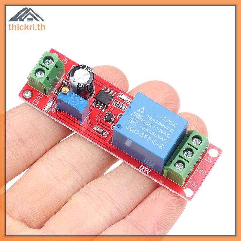 TT NE555 DC 12V Delay Relay Shield Timer Switch โมดูลปรับได้ PL