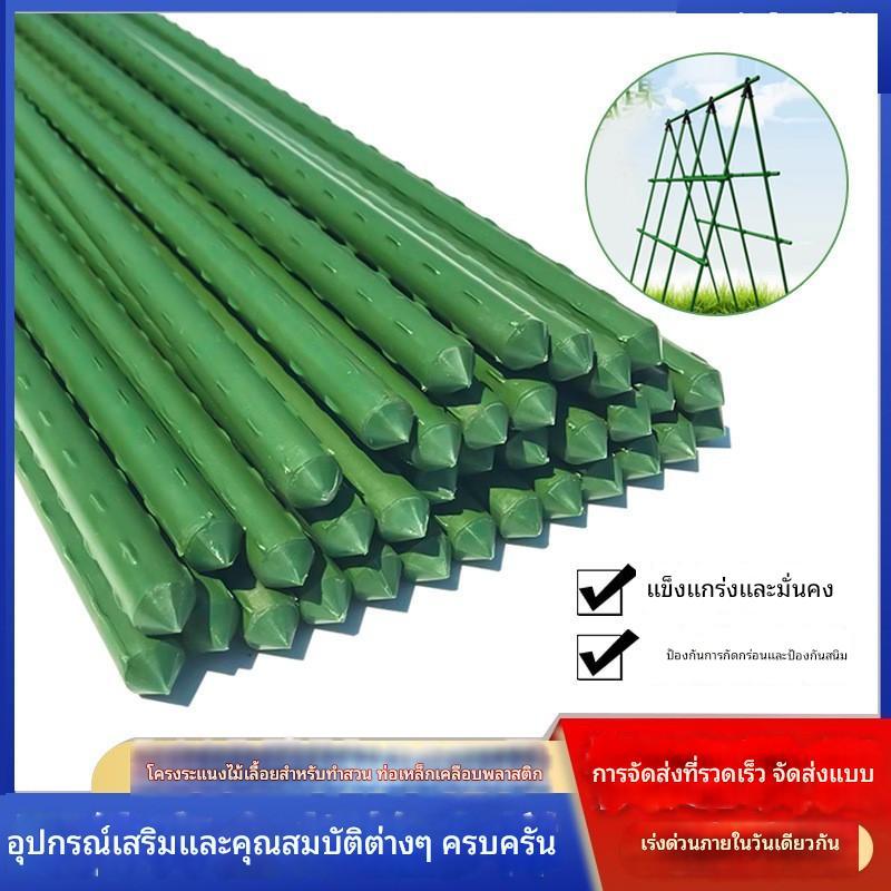 เสาค้ำต้นไม้สวนผัก ดีไซน์ที่เหมาะสม ปลอดภัย ไร้สนิม ใช้ส่วน พลาสติก สำหรับการปลูกถั่ว องุ่น และปีนเถาวัลย์