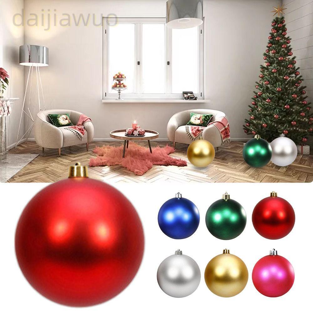 DAIJI Christmas Ball, Ball Shape 15CM Christmas Decorative, Festive Ornament Matte Matte Ball Christ