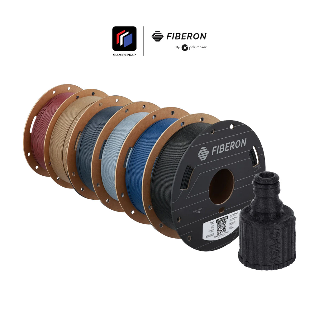 เส้น Fiberon™ ASA-CF08 เส้น ASA ผสมคาร์บอนไฟเบอร์ 8% ไม่หด ปริ้นง่ายกว่าเดิม หนัก 500 กรัม