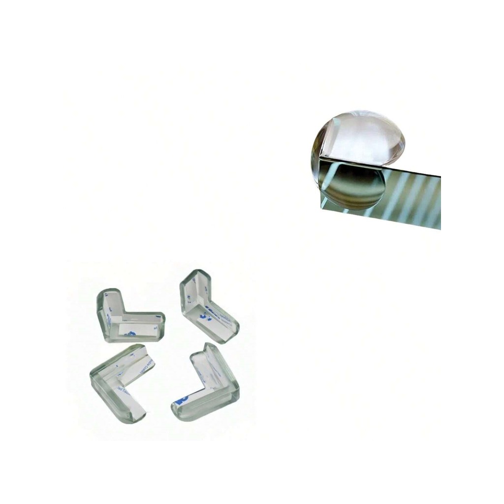 SIKU TRANSPARENT TABLE CORNER PROTECTOR / SILICONE TABLE CORNER ELBOW PROTECTOR / SILICONE TABLE Saf