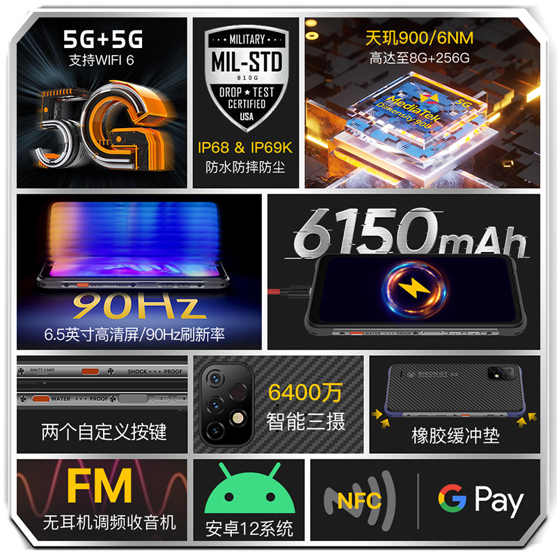 UMIDIGI BISON GT2 PRO 30,000 สแตนด์บายนาน