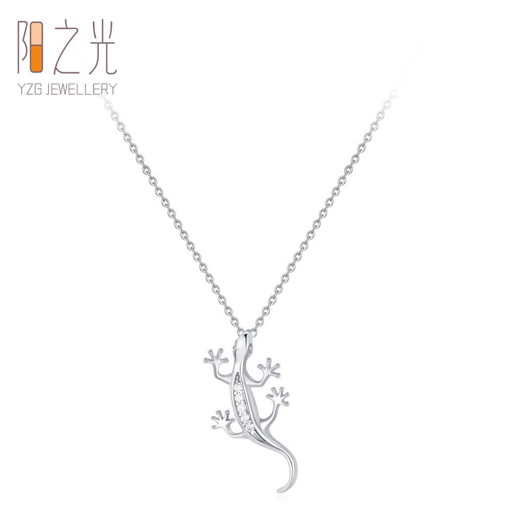 ชุดสร้อยคอมีจี้รูปรถ Gecko สเตอร์ลิงเงินสุดหรู สไตล์เรโทรและโมเดิร์น เกรดพรีเมียมVKC6