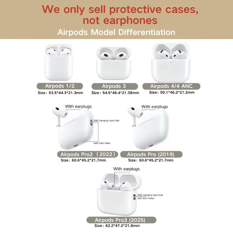 ดอกไม้สีสันสดใส AirPods Pro3 เคสหูฟังบลูทูธ AirPods 1/2/3/4 หูฟังฝาครอบป้องกัน - รูปที่ 3