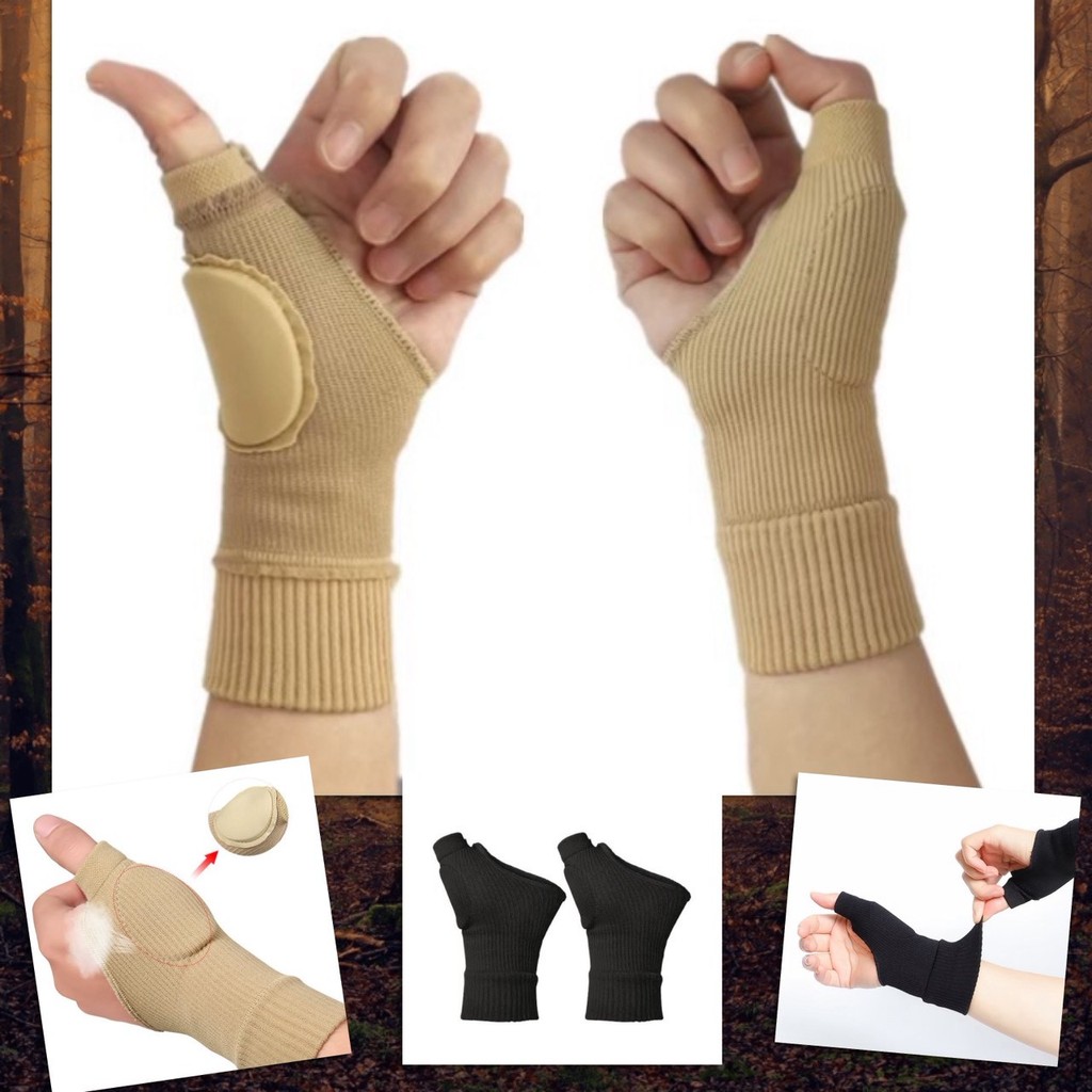 พยุงข้อมือ รัดข้อมือ พันข้อมือ มีฟองน้ำ แก้ปวด ข้ออักเสบ ลดแรงกระแทก เพื่อสุขภาพ ระบายอากาศได้ดี เกรดพรีเมี่ยม