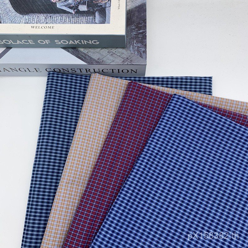 ผ้าฝ้ายลายตาราง FCU6