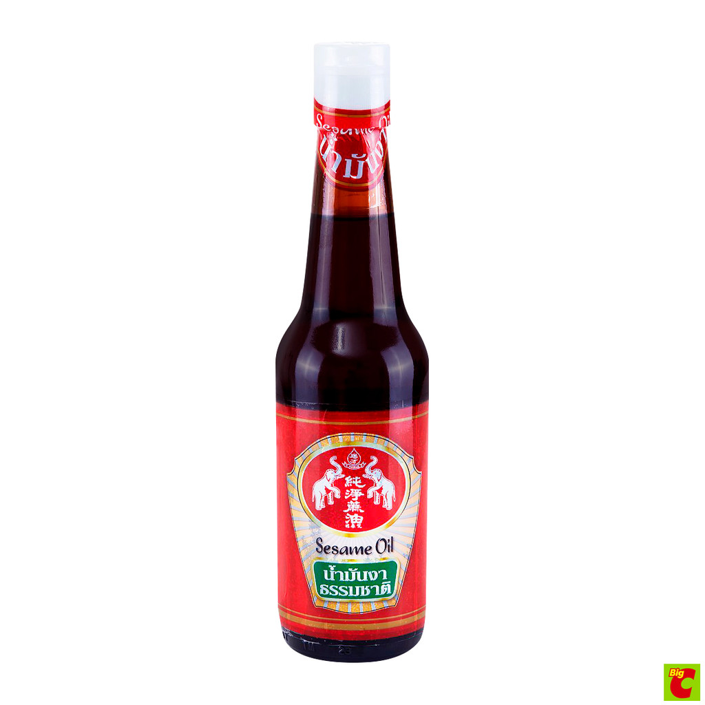 ช้างคู่ น้ำมันงาธรรมชาติ 335 มล.