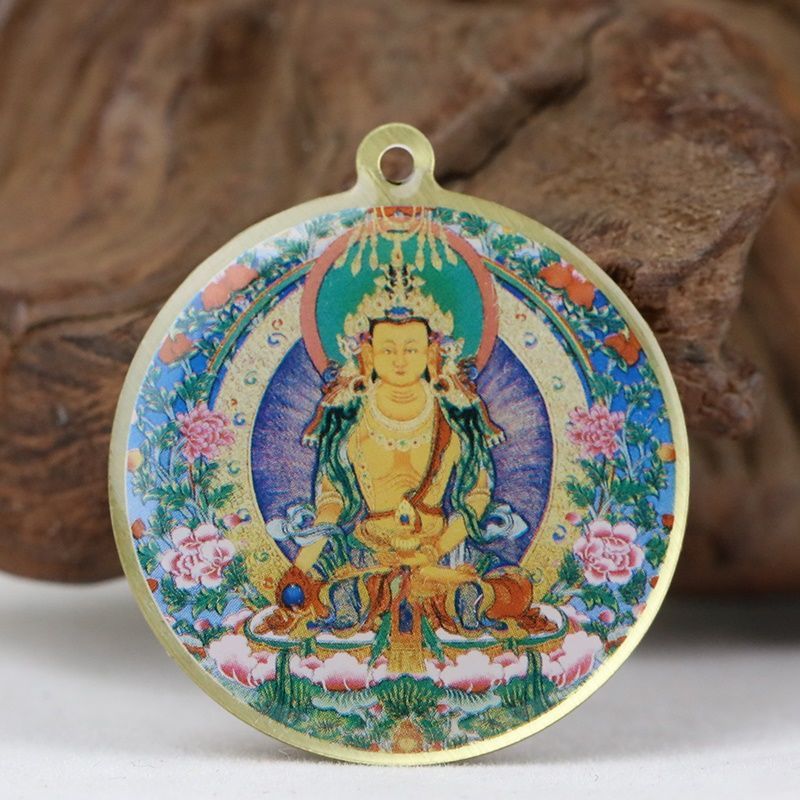 Jizo King พระโพธิสัตว์รูปปั้น Badge Amulet พระพุทธรูปจี้ Taiwan-Made Body Protection สร้อยคอจี้20251