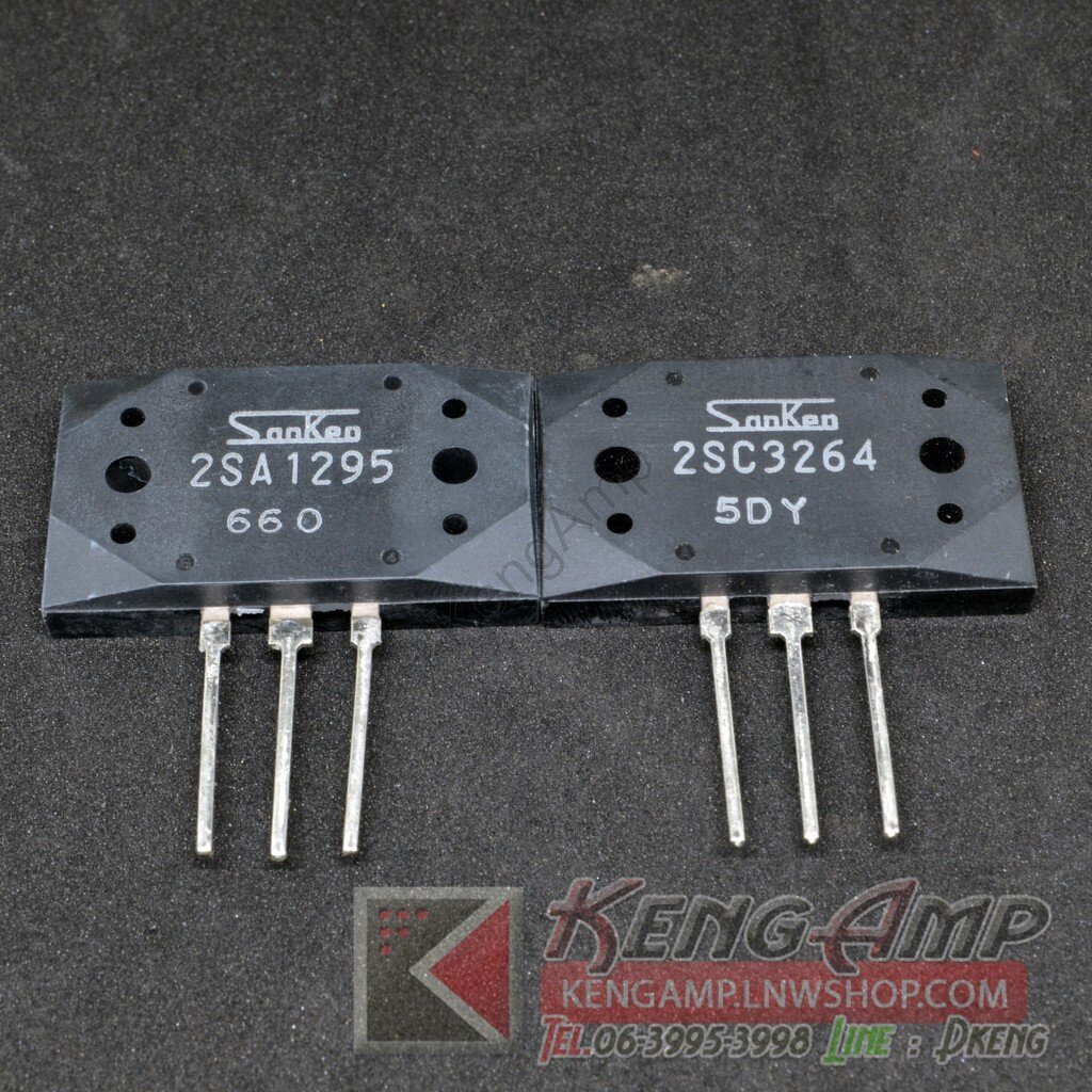 [TR] 2SA1295 + 2SC3264 SANKEN PNP NPN TR 17A 230V 200W