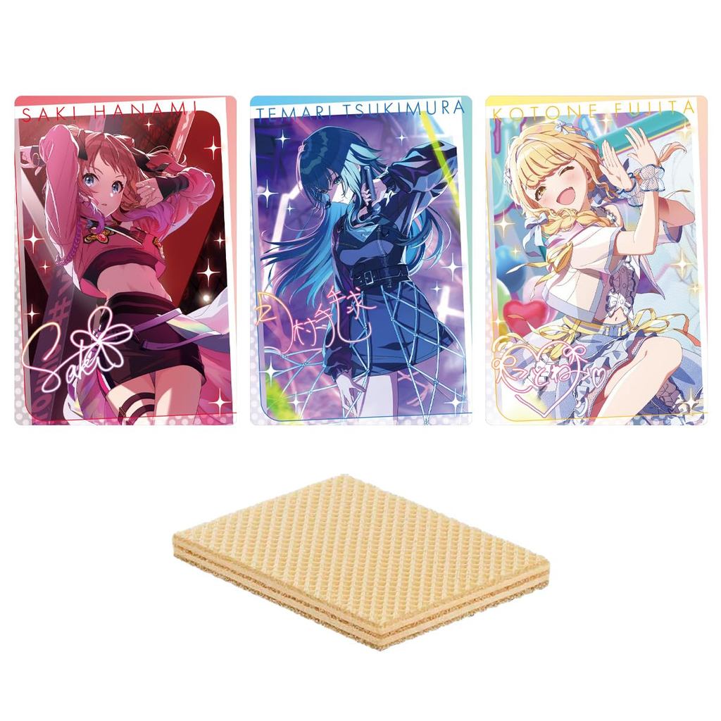 BANDAI Gakuen Idolmaster Wafers 20 ชิ้น ขนมเวเฟอร์ ขนมหวาน Gakuen Idolmaster