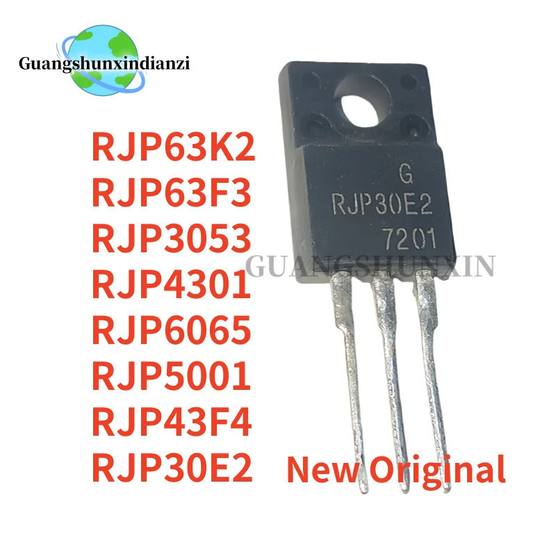 5PCS RJP63K2 RJP63F3 RJP3053 RJP4301 RJP6065 RJP5001 RJP43F4 RJP30E2 TO-220F Field Effect ทรานซิสเตอ