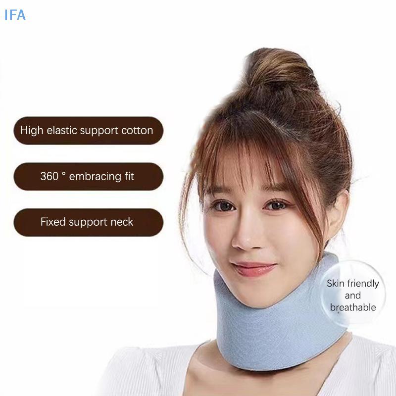 IFA 1 แพ็คคอสนับสนุนปรับคอปากมดลูกฟองน้ําคอ Protector สําหรับ Sleep Relief คอปวด Breathable คอสนับสน