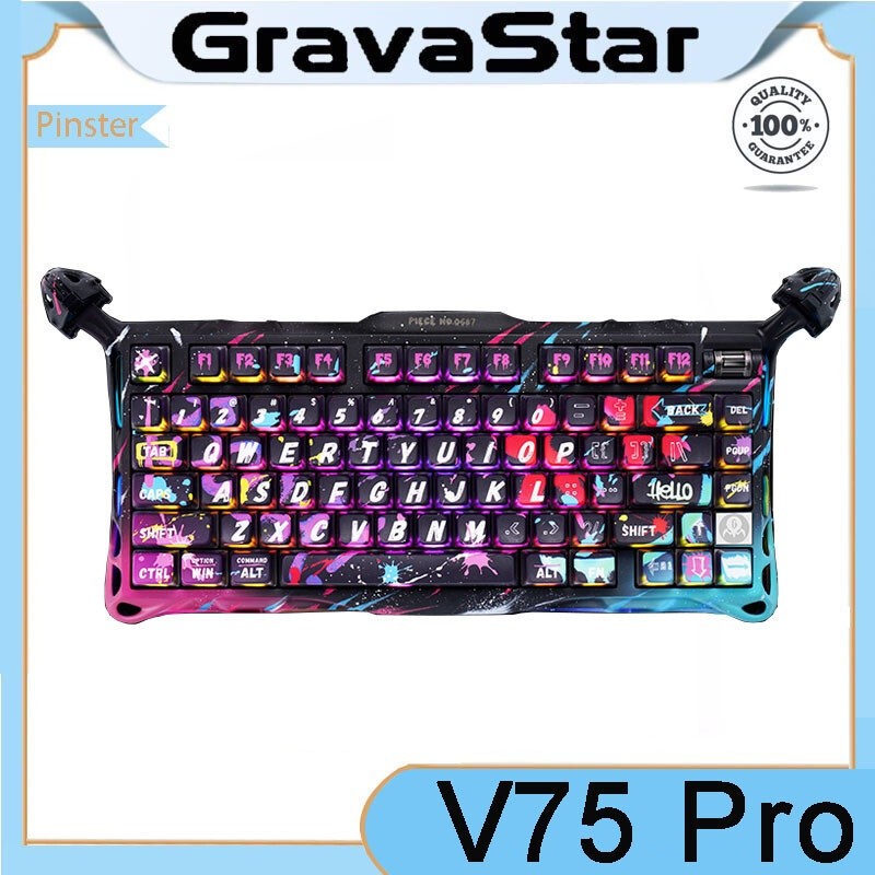 GravaStar V75 Pro Magnetic Switch Keyboard Full POM Magneto King Gaming Dedicated Tile
