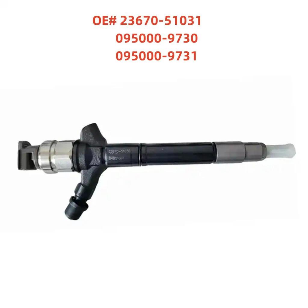 คุณภาพสูง 23670-51031 095000-9730 095000-9731 หัวฉีดดีเซลสําหรับ DENSO TOYOTA LANDCRUISER V8 200 SER