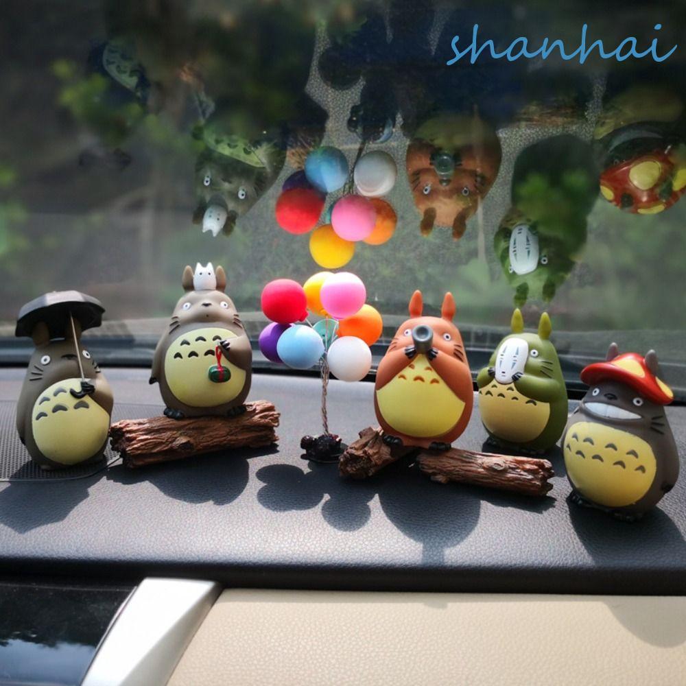 SHANHAI My Neighbor Totoro รูป, เครื่องประดับรถยนต์ตุ๊กตา PVC Totoro Action Figure, อะนิเมะการ์ตูน 1