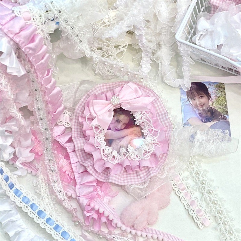 ใหม่ที่มีสีสันลูกไม้ริบบิ้นแฮนด์เมดทําเองอุปกรณ์เสริมของขวัญบรรจุภัณฑ์ช่อของขวัญริบบิ้นตกแต่ง - รูปที่ 5