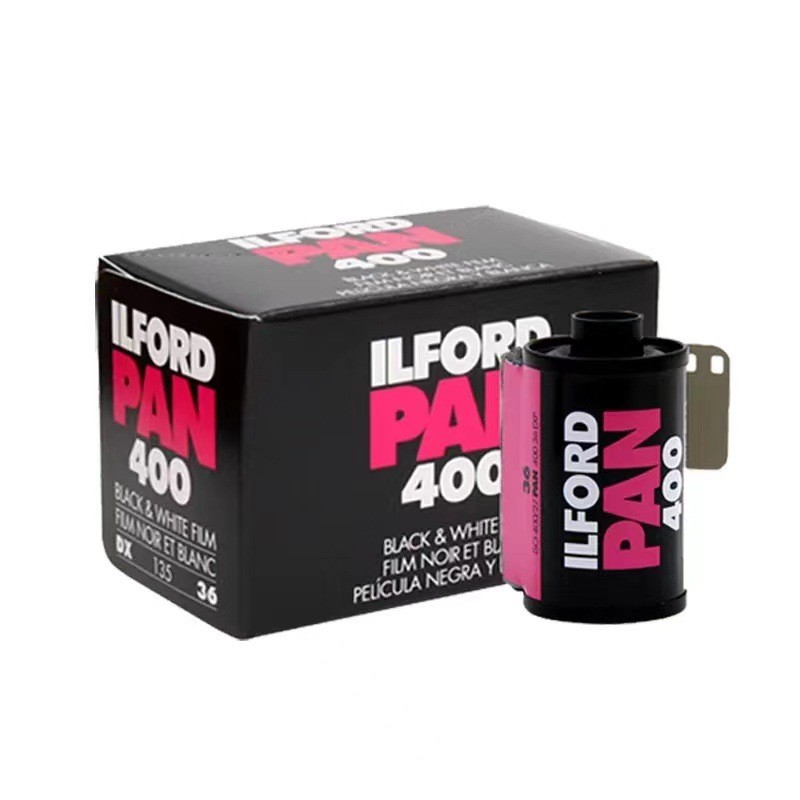 Ilford PAN400 135 ฟิล์มขาวดํา 36 แผ่น British Old Brand ilford [mxS]