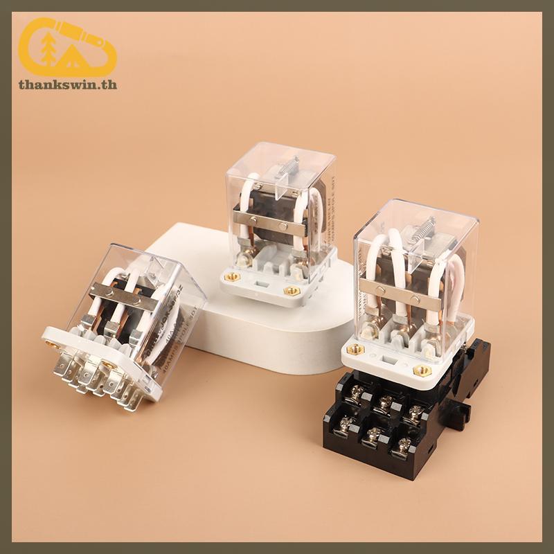 Thankswin รีเลย์ระดับกลาง JQX-38F 3Z 40A รีเลย์ไฟฟ้ารีเลย์แม่เหล็กไฟฟ้า DC12V DC24V AC220V th