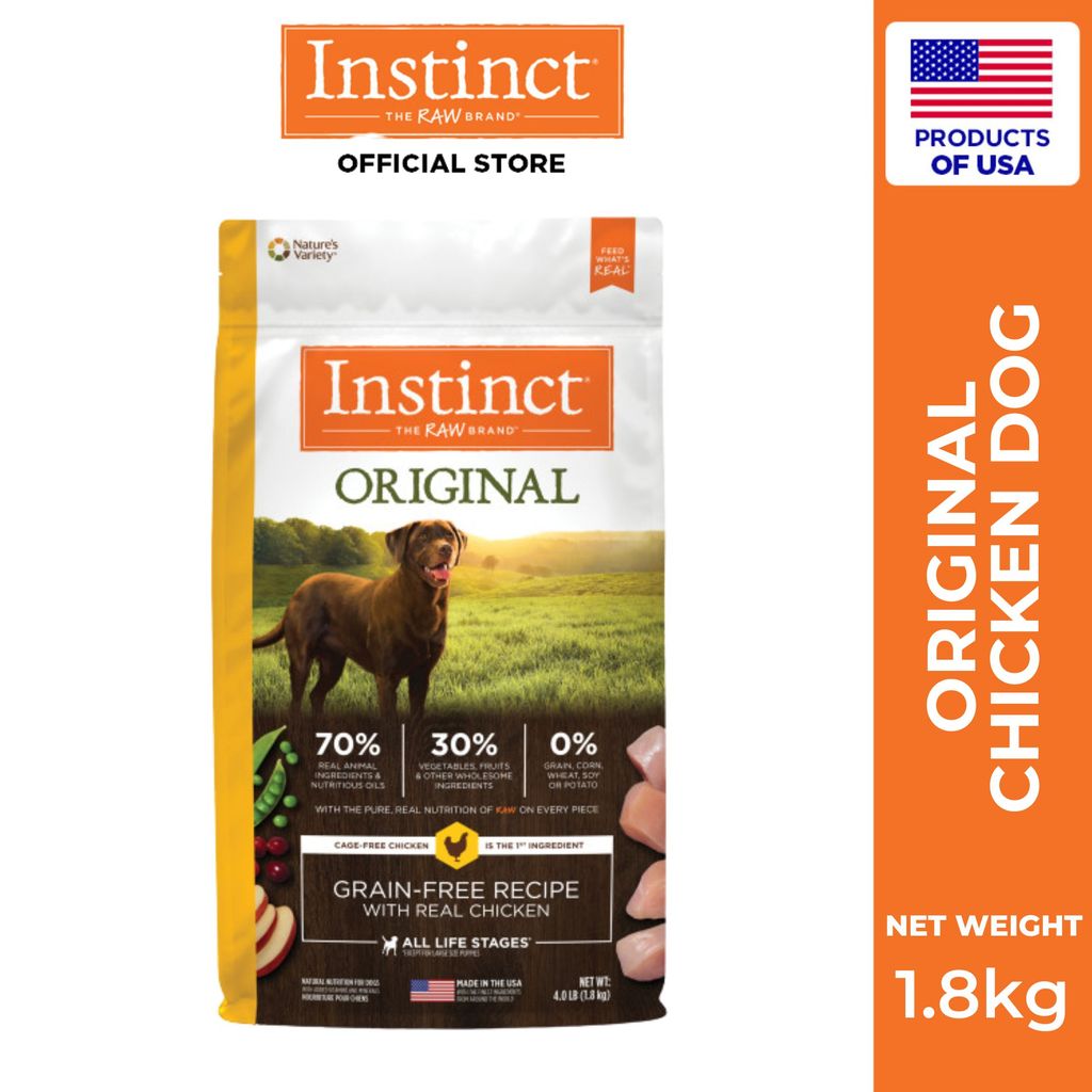 Instinct Original Chicken Dry Dog 1.8kg