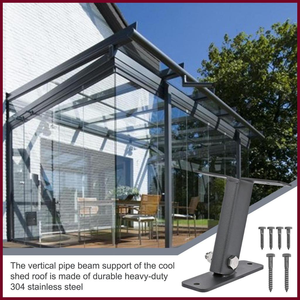 หลังคา Mount Pergola Bracket 3X สแตนเลส Beam Mount Bracket สําหรับ Pergola Weatherproof Bracket ปรับ