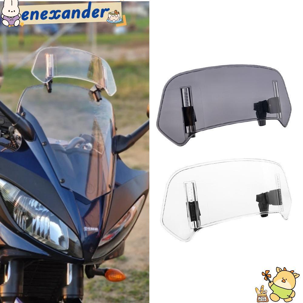 EXER Extension กระจก,ปรับ Clamp-On กระจกรถจักรยานยนต์,ปรับ Deflector สปอยเลอร์กระจกสําหรับ Africa Tw