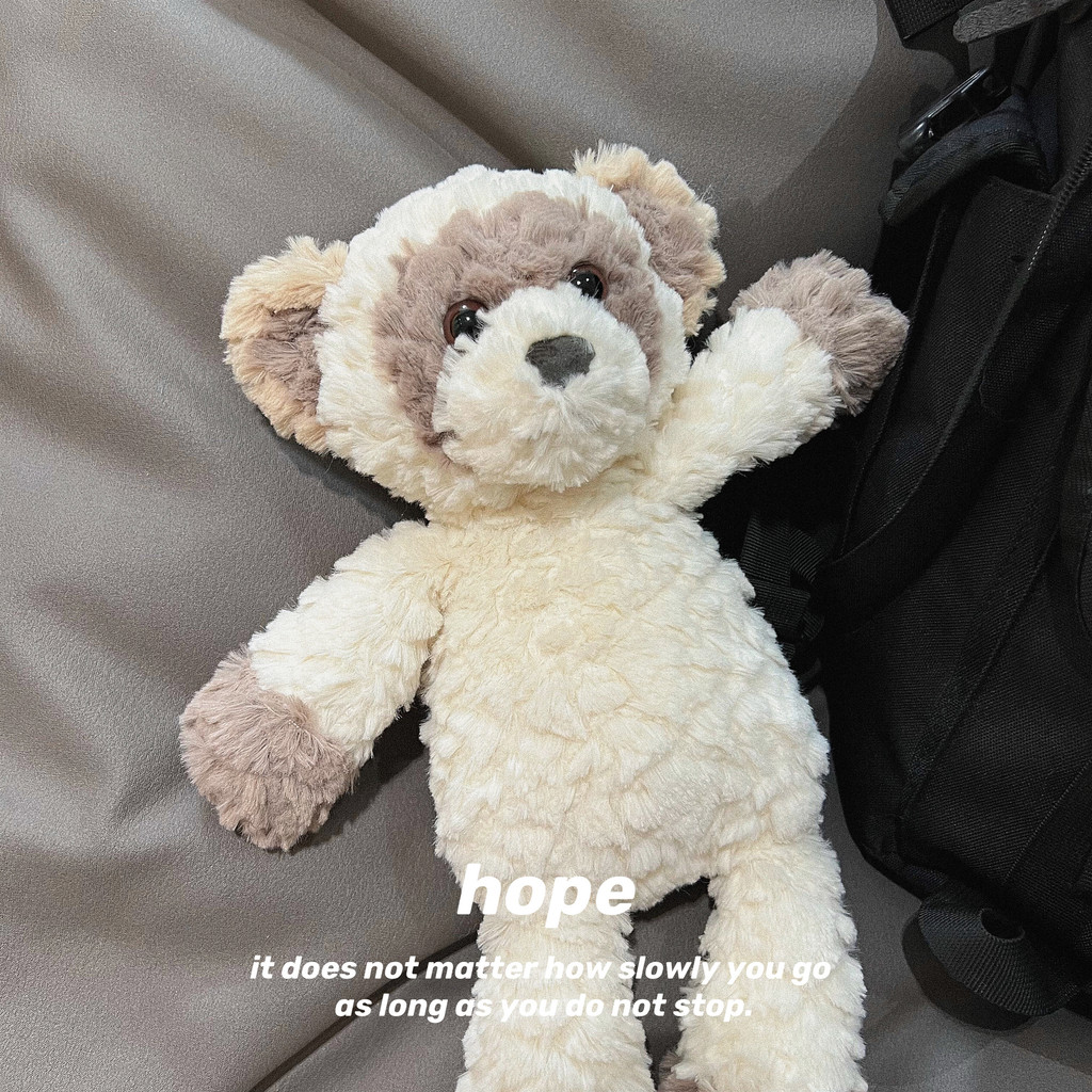 ENMA STUDIO น่ารัก Super Soft Little Raccoon ตุ๊กตาของเล่นตุ๊กตาน่ารักตุ๊กตาเด็กตุ๊กตา ins ของขวัญ