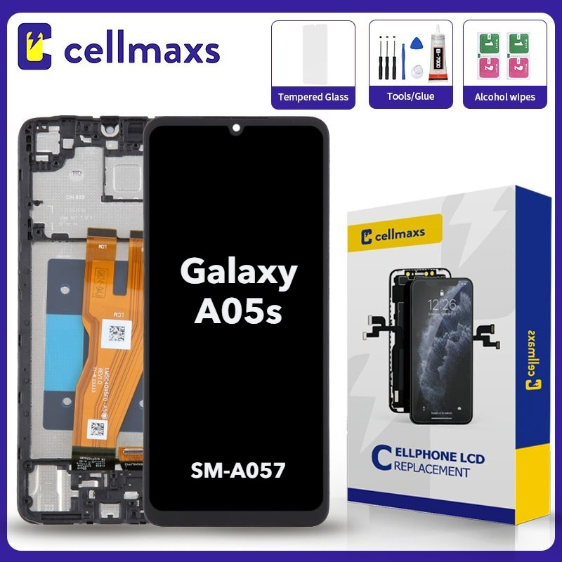 สําหรับ SAMSUNG A05S A057 A057F SM-A057 SM-A057F SM-A057F/DS SM-A057M SM-A057M/DS LCD หน้าจอสัมผัสเป
