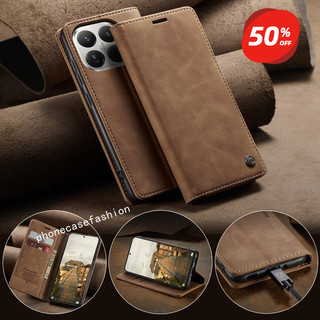 เคสโทรศัพท์สําหรับ เสี่ยวหมี่ 15ที มือโปร 15ทีPro 4G 5G 2025 ปลอกหรูหราแฟชั่นพลิกย้อนยุคกระเป๋าหนังช่องเสียบการ์ดวงเล็บกันกระแทกป้องกันเปลือกนุ่มปก